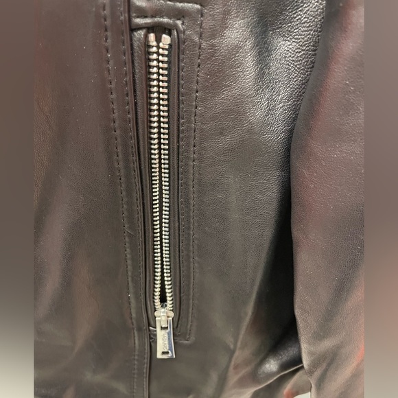 CALVIN KLEIN 1X SMOOTH SOFT BLACK LAMBSKIN LEATHER JACKET ๐งฅ ๐NWT NEVER WORN!๐ - Picture 15 of 15